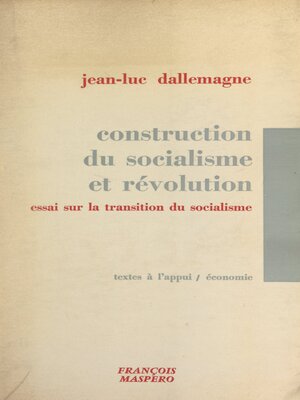 cover image of Construction du socialisme et révolution